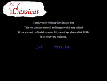 Tablet Screenshot of classicats.co.uk